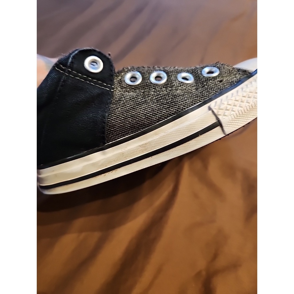 Converse Medium Top  Size 12 Junior Grey Sneakers - Picture 5 of 15